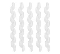 Enveloppez Spiral Bicycle Cable Sleeve 5 Emballage Anti-frottement du boîtier en caoutchouc anti-frottement pour la ligne de frein à changement de vélo TPR Matériau 2,3 pouces (Clair)