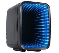 Enventor Mini Frigo 4L/ 6 Canettes, AC+12V DC, éclairage RGB Infinity, Noir