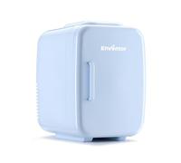 Enventor Mini Frigo 4L, 6 Canettes, Prise 12V/220V, Silencieux, Bleu