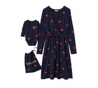 ENVIE DE FRAISE Kit Maternité Mon Coeur Chemise de Nuit Grossesse + Body bébé + pochon Marine 38/40