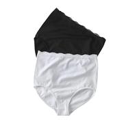 ENVIE DE FRAISE Lot de 2 culottes de grossesse taille haute sans coutures noir 38/40