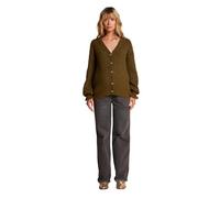 Gilet femme devant/dos en maille perlée grossesse et allaitement vert 34/36