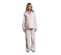 ENVIE DE FRAISE Pyjama rayé en Flanelle Grossesse et Allaitement rayé Rose 40