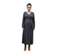ENVIE DE FRAISE Robe Longue Grossesse et Allaitement Motif zébré Chocolat 46