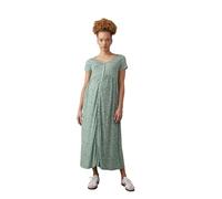 Robe longue grossesse fluide boutonnée vert 38/40