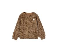 ENVIE DE FRAISE Sweat léopard Fille Capsule mère/Fille Beige 8A