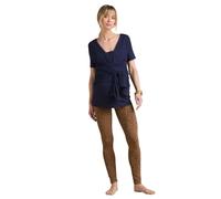 ENVIE DE FRAISE Tee-Shirt Peau à Peau en Coton Bio Manches Courtes Marine 34/36