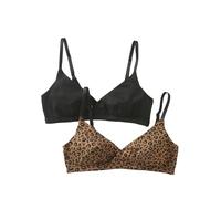 Envie DE FRAISELot 2 brassières allaitementnoir + léopardL