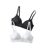 Envie DE FRAISELot de 2 Soutiens-Gorge Grossesse et Allaitement en Microfibre et dentellenoir105C
