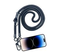 Envie de téléphone portable - Corde épaisse de 10 mm - Sangle pour le cou avec entretoise - Accessoire anti-vols pour téléphone - Support pratique pour garder votre téléphone en sécurité lors de vos