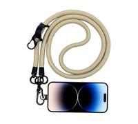 Envie de téléphone portable - Corde épaisse de 10 mm - Sangle pour le cou avec entretoise - Accessoire anti-vols pour téléphone - Support pratique pour garder votre téléphone en sécurité lors de vos