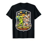 Envie de Vous Rencontrer Ici Bonk Spaceman Alien Meet T-Shirt