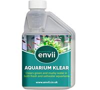 Envii Aquarium Klear - Traitement Aquarium Eau Verte - Produit Bacterie Entretien Aquarium Eau Douce - Traite 4000 litres