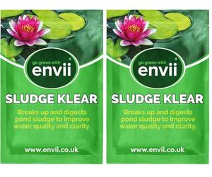 Envii Sludge Klear - Traitement Anti-Vase pour Bassin Exterieur - 6 tablettes traitte 30,000 L (Lot de 2)