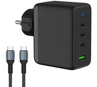 envircell Chargeur USB C 150W, Chargeur Rapide iPhone Compact à 4 Ports PPS pour MacBook Pro/Air, Pad, Galaxy S20/S10, Dell XPS 13, Note 20/10+, iPhone 13/Pro, Pixel et Plus