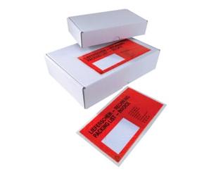 Enviro Pack Pochette autocollante pour document d'accompagnement DIN C5 livraison Quantité:1000