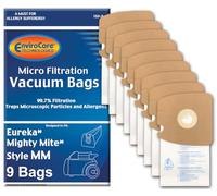 EnviroCare Lot de 9 sacs de rechange pour aspirateur à micro-filtration fabriqués pour s'adapter aux bidons Eureka Style MM Eureka Mighty Mite 3670 et 3680