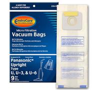 EnviroCare Sacs à poussière de rechange pour aspirateur Panasonic Types 3, U-6-9, Blanc