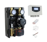 ENVIRON - Ensemble de pompes DN25 + régulateur de circuit de chauffage conditionné par les intempéries Clima600 | Pompe de circulation UPM3 | Circuit de chauffage avec mélangeur à trois voies et