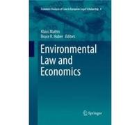 Environmental Law and Economics - Springer International Publishing AG - Springer International Publishing AG - Livre en Anglais - Paperback Springer International Publishing AGSpringer International