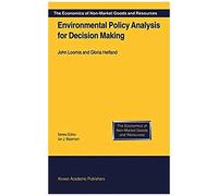 Environmental Policy Analysis For Decision Making