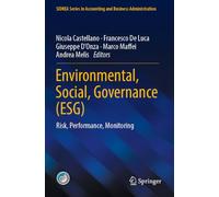 Environmental, Social, Governance (ESG): Risk, Performance, Monitoring