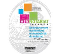 Environnement économique et managérial du notariat - 2ème édition camoz j.-y. Berre s. (Auteur)