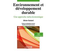 Environnement et développement durable: Une approche méta-économique