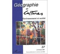Environnement et société Tome 37 - Collectif - L'harmattan - broché - Livre