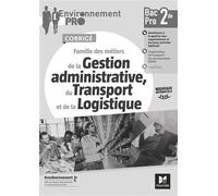 Environnement Pro - GATL 2de Bac Pro corrigé - Jean-Charles Diry - Foucher - broché - Scolaire / Universitaire