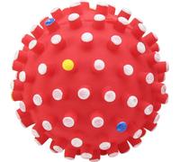 Environnement PVC Pet Toy Ball Couleurs aléatoires Son interne Air Bag Aide Grind dents promouvoir la relation avec les animaux de compagnie - L
