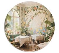 environnement rempli de fleurs et de plantes Puzzles 1000 Pieces Cadeau Unique restaurant Jeu Éduchatif Défi Jouet À De Qualité Supérieure Peinture art Pour Adultes Et Enfants À Partir De 12 Ans 1000p