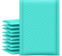 Enveloppes à bulles lot de 100, Enveloppes à bulles en feuille métallique imperméables auto-adhésives pour expédition doré argenté noir rose ou sarcelle, Enveloppes matelassées pour envoi et emballage