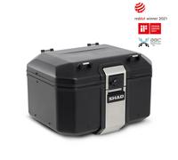 Envoi Gratuit Coffre Aluminium SHAD Terra Black TR48 Pour Moto Pièces