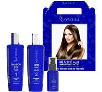 Envoi Raywell Kit Shine Filler Set Shampooing Masque Sérum 150 Ml + 150 Ml + 80