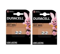 ENVOI SOUS SUIVI Duracell 4 Piles 357 / 303 / V76PX / SR44SW 1,55V