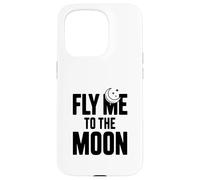 Envole-Moi vers la Lune | Espace rétro Vintage Coque pour iPhone 15 Pro