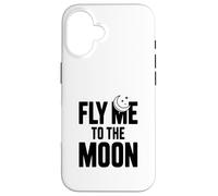 Envole-Moi vers la Lune | Espace rétro Vintage Coque pour iPhone 16