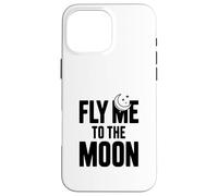 Envole-Moi vers la Lune | Espace rétro Vintage Coque pour iPhone 16 Pro Max