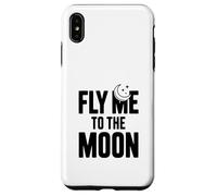Envole-Moi vers la Lune | Espace rétro Vintage Coque pour iPhone XS Max