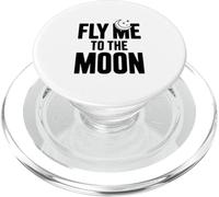 Envole-Moi vers la Lune | Espace rétro Vintage PopSockets PopGrip pour MagSafe