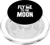 Envole-Moi vers la Lune | Espace rétro Vintage PopSockets PopGrip pour MagSafe