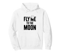 Envole-Moi vers la Lune | Espace rétro Vintage Sweat à Capuche