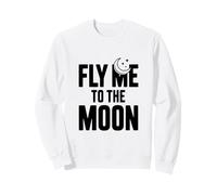 Envole-Moi vers la Lune | Espace rétro Vintage Sweatshirt