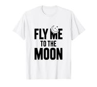 Envole-Moi vers la Lune | Espace rétro Vintage T-Shirt