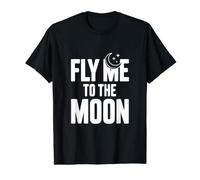Envole-Moi vers la Lune | Espace rétro Vintage T-Shirt Graphique avec Valeur