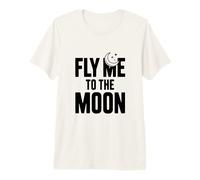 Envole-Moi vers la Lune | Espace rétro Vintage T-Shirt Haut de Gamme