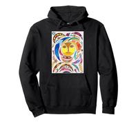 Envole-moi vers la lune Retro Cosmic Dreams Pop Art Sweat à Capuche