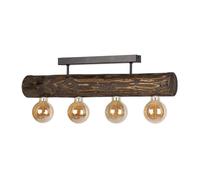 Envostar - Beam 4 Plafonnier Dark Pine Wood