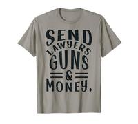 Envoyer aux avocats des Armes et de l'argent Funny Attorney T-Shirt